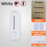 Hand Sanitizer Shower Shampoo Dispenser Mounted Triple Plastic Soap Dispenser Liquid Soap Container Bathroom Soap Dispenser Wall