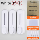 Hand Sanitizer Shower Shampoo Dispenser Mounted Triple Plastic Soap Dispenser Liquid Soap Container Bathroom Soap Dispenser Wall