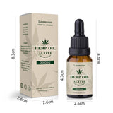 Organic Hemp Oil, 100% Natural Sleep Aid Anti Stress Hemp Extract Drops for Pain, Anxiety & Stress Relief, 3000mg Contains cbd