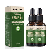 2PC 30ml 100% Natural Hemp Oil for Pain Relief Sleep Aid Anti Stress 3000/5000mg Contains Cbd Hemp Extract Drops Body Skin Care