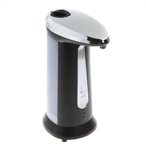 400ML Liquid Soap Dispenser Automatic Sensor Soap & Sanitizer Dispenser Touch-free Kitchen Bathroom Grey