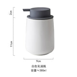 Bathroom Accessories Ceramic 380 ml Soap Dispenser Shower Gel Bottle Hand Sanitizer Bottle Nordic Foam Emulsion Press Bottle