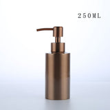 Hotel Shower Rose Gold 304 Stainless Steel Soap Dispenser Bathroom Hardware Hand Sanitizer Bottle Soap Dispenser Pump