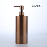 Hotel Shower Rose Gold 304 Stainless Steel Soap Dispenser Bathroom Hardware Hand Sanitizer Bottle Soap Dispenser Pump