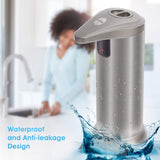 Automatic Soap Dispenser Sensor Automatic Touch-Free Liquid Dispenser ABS Electroplated Sanitize Dispenser For Kitchen Bathroom