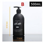 Nordic Shampoo Bottle Modern Conditioner Lotion Press Split Bottle Glass Hand Sanitizer Shower Gel Empty Push