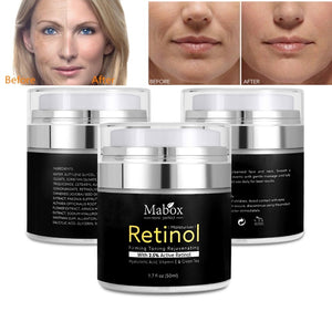 MABOX Retinol 2.5% Moisturizer Face Cream and Eye Hyaluronic Acid