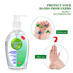 200 ml Antibacterial Moisturizing Hand Sanitizer Disposable No Clean Alcohol Hand Wash Gel Hand Sanitizer Gel Antiseptic Handgel