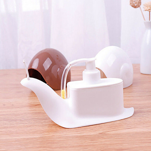 Cute Snail Shape Pressing Lotion Bottle Shampoo Hand Sanitizer Parting Bottle Liquid Soap Dispensers Home Bathroom Accessories