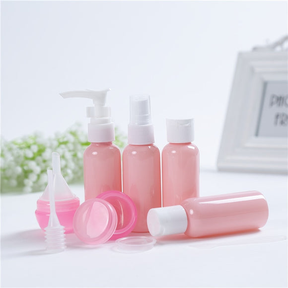 9PCS Creative Travel Portable Bottle Set for travel home accessories bathroom soap dispenser hand sanitize shower gel shampoo