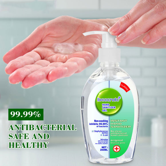 200ml Effective Disinfection Portable Hand Cleaner Sanitizer Hand Soaps Disposable Rinse Free Hand Sanitizer Gel Hand Wash Gel