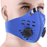 Hommes femmes Anti-poussière coupe-vent imperméable à l'eau de protection Anti PM 2.5 respirateur bouche masque facial Sports de plein air équipement de sécurité