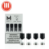 MOTI Original OS CBD Refillable Replacement Pod Cartridge 1.8ml Capacity 4pcs/pack fit MOTI pod vaper kit electronic cigarette