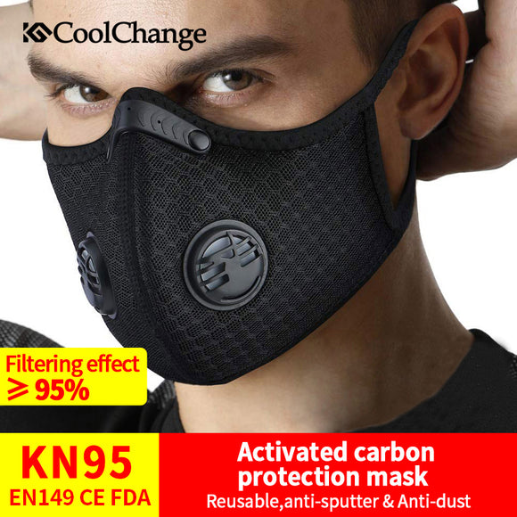 COVID-19 Activated carbon filter Windproof,bacteria proof,Corona Virus mask