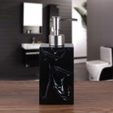 Travel Shampon Bathrocthrough Silicone Bottle Pump Hotel Marble Shampon Disppenser Press and Sanitizer Bottle Soap Dispenser Set