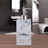 Travel Shampon Bathrocthrough Silicone Bottle Pump Hotel Marble Shampon Disppenser Press and Sanitizer Bottle Soap Dispenser Set