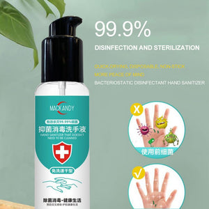 60ml Disposable Hand Sanitizer Quick-drying Hands-Free Water Disinfecting Hand Wash Gel Wholesale