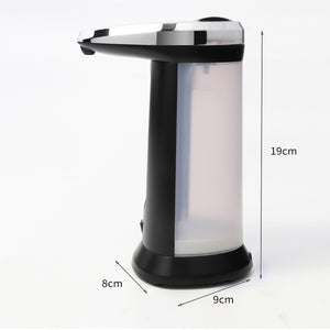 Fashion Automatic Liquid Soap Dispenser Smart Sensor Touchless ABS Electroplated Sanitizer Dispenser Kitchen Bathroom 400Ml ABS