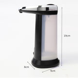 Fashion Automatic Liquid Soap Dispenser Smart Sensor Touchless ABS Electroplated Sanitizer Dispenser Kitchen Bathroom 400Ml ABS