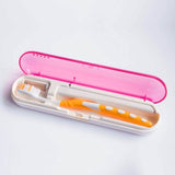 UV Box Toothbrush Sanitizer Sterilization Holder Cleaner Box Battery Charge Health Dental Care Toothbrush Sterilize Storage Case