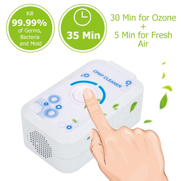 Portable Mini CPAP Cleaner Cleaning Machine Rechargeable CPAP Sanitizer Sterilizer CPAP APAP Auto CPAP Disinfector Ventilator