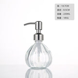 Clear Glass Soap Dispenser with Soap Pump Gold Hand Liquid Soap Saver  Hand Sanitizer Holder  Glass Lotion Dispenser