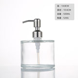 Clear Glass Soap Dispenser with Soap Pump Gold Hand Liquid Soap Saver  Hand Sanitizer Holder  Glass Lotion Dispenser